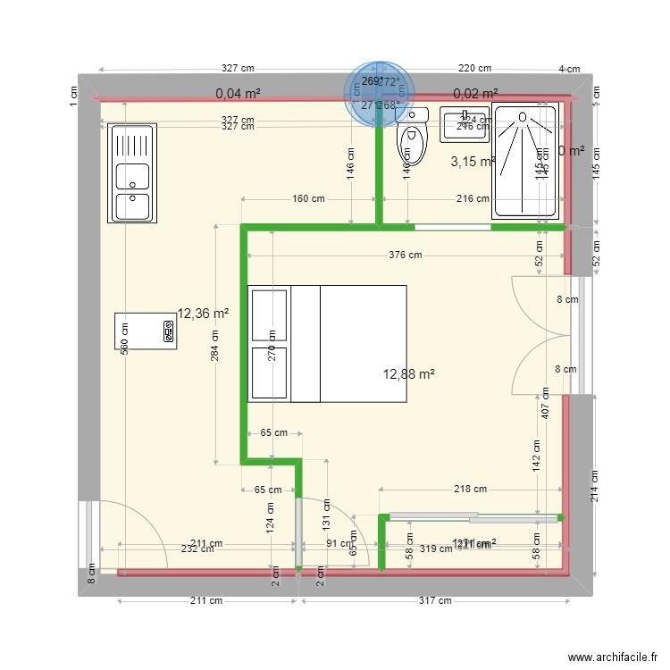 besson 2. Plan de 0 pièce et 0 m2