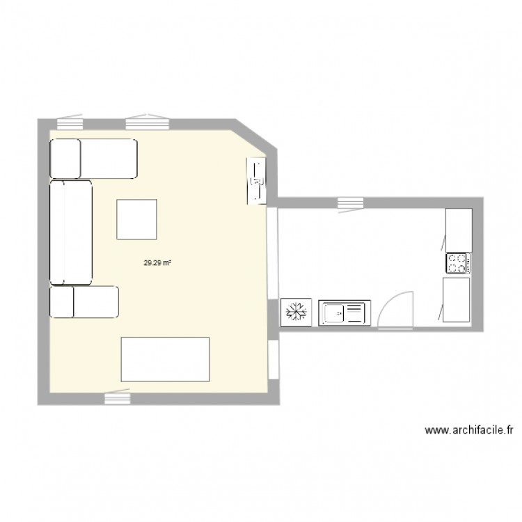 Menier. Plan de 0 pièce et 0 m2