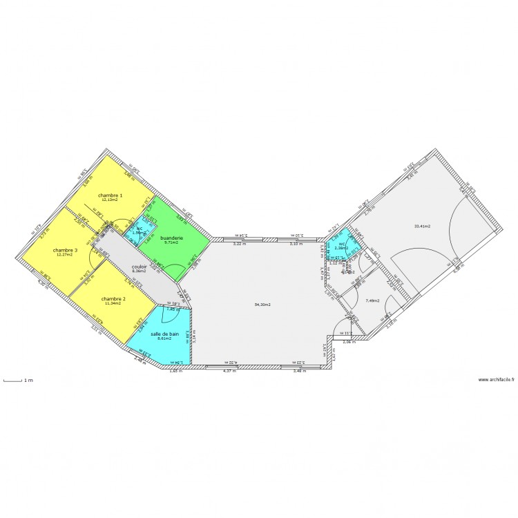 maison neuve. Plan de 0 pièce et 0 m2