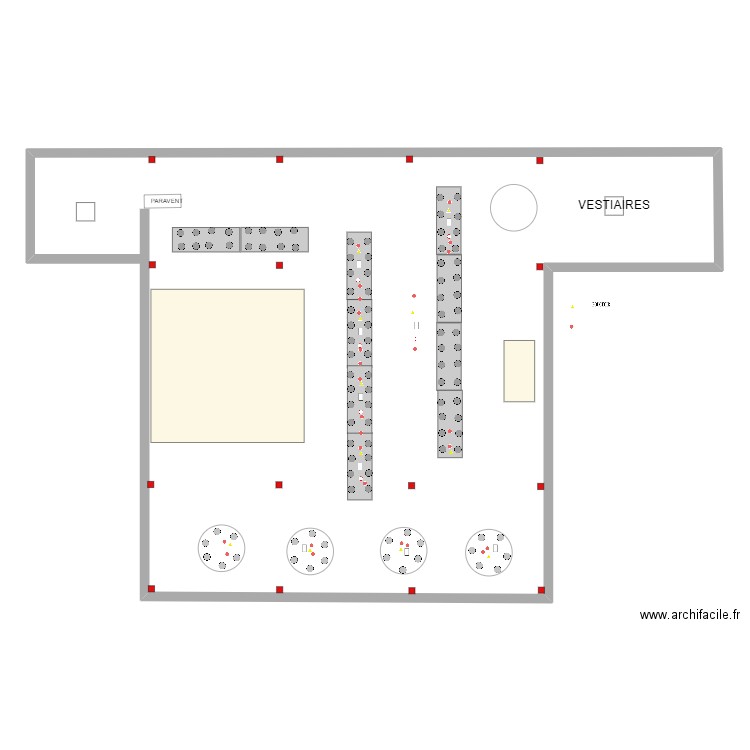 PLAN DE TABLE 110 PLACES. Plan de 0 pièce et 0 m2