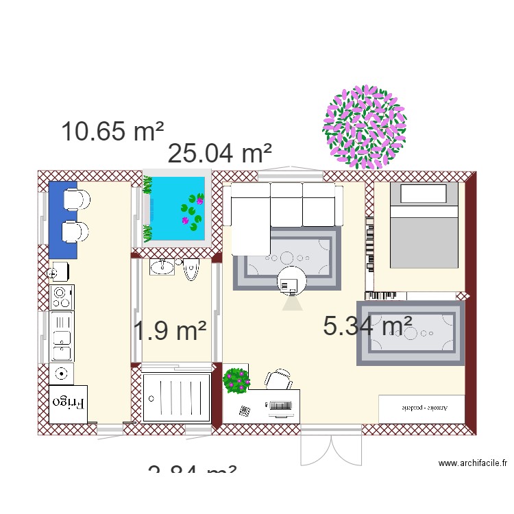 Appartement idéal. Plan de 0 pièce et 0 m2