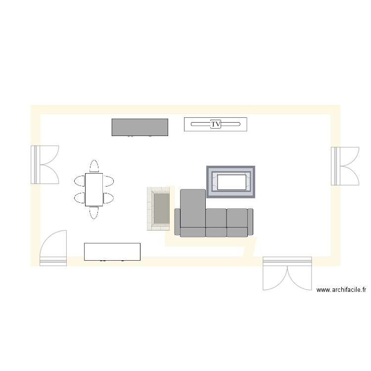 sejour sam. Plan de 0 pièce et 0 m2