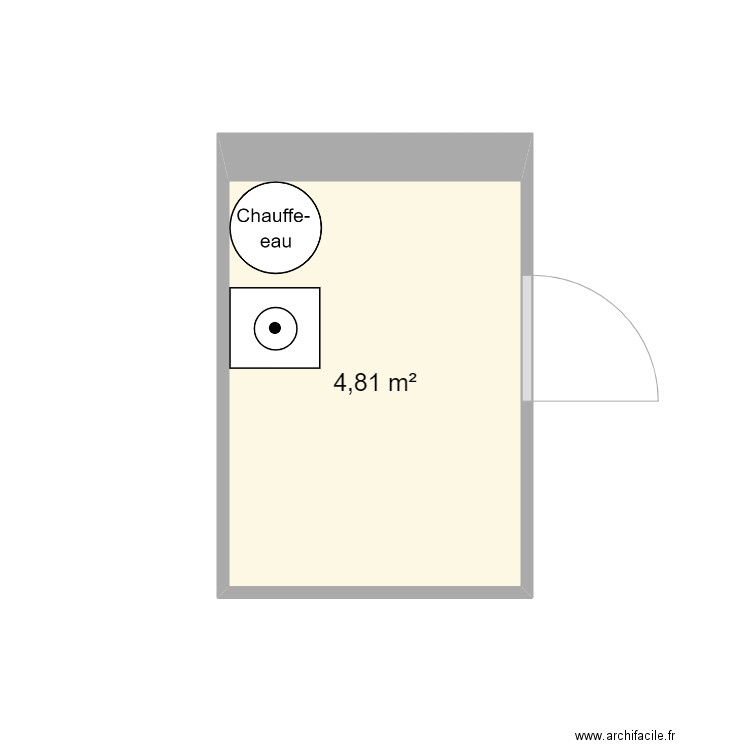 buanderie. Plan de 0 pièce et 0 m2