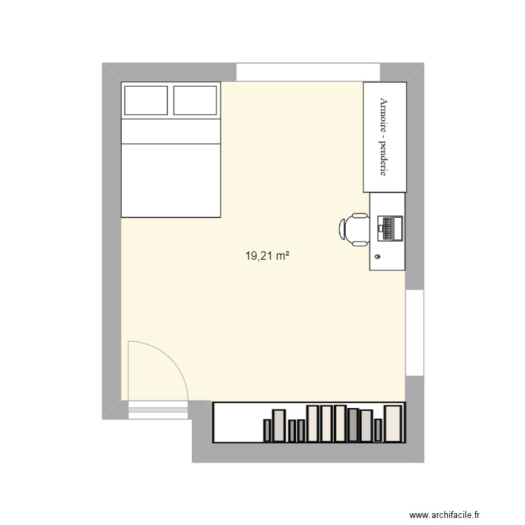 Chambre victoire. Plan de 0 pièce et 0 m2