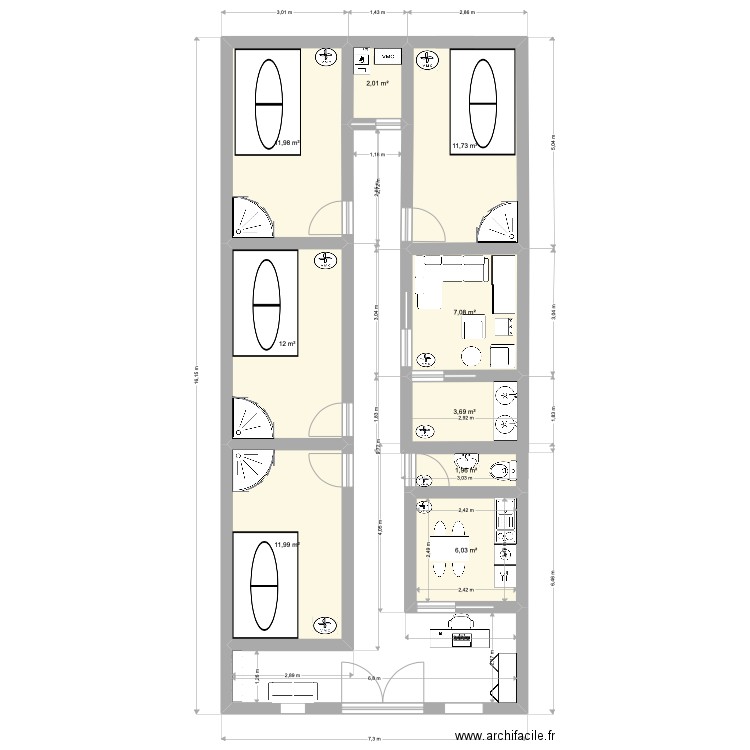 FLOTTAISON. Plan de 0 pièce et 0 m2