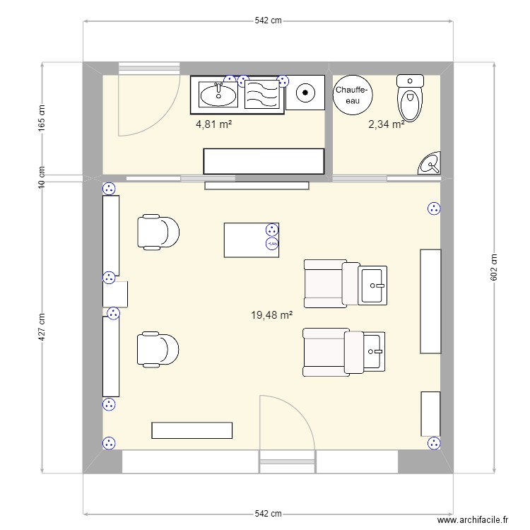 salon coralie 2. Plan de 0 pièce et 0 m2