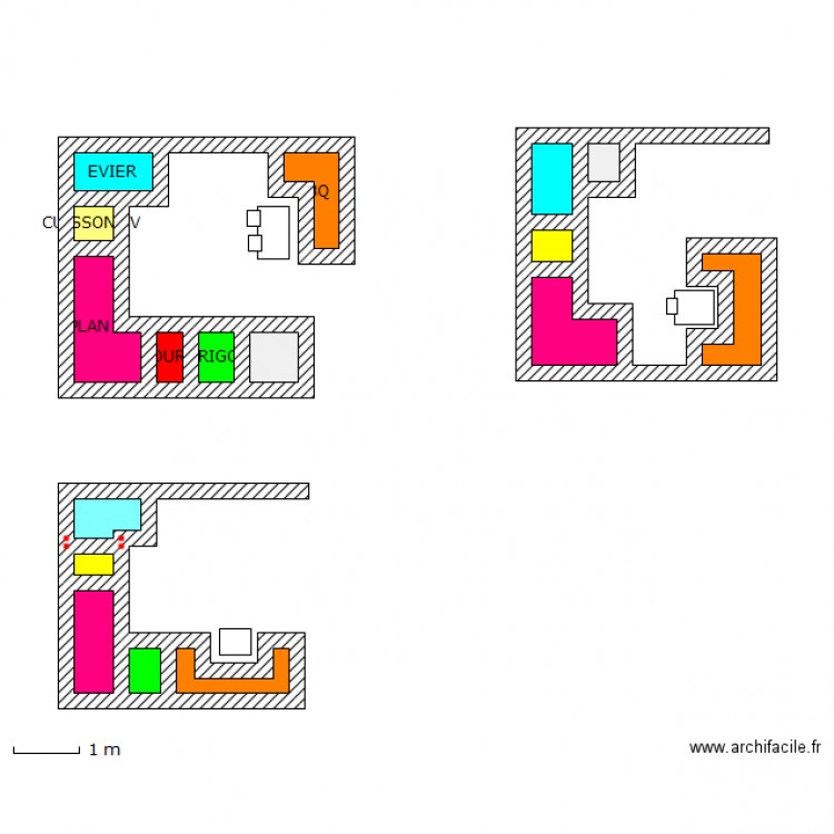 cuisine . Plan de 0 pièce et 0 m2