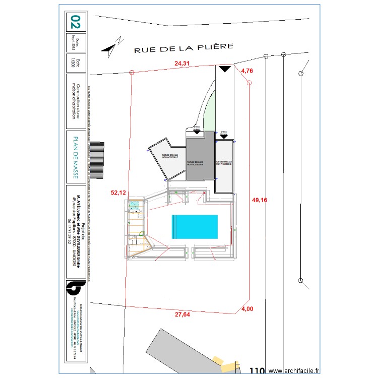 Pool House. Plan de 0 pièce et 0 m2