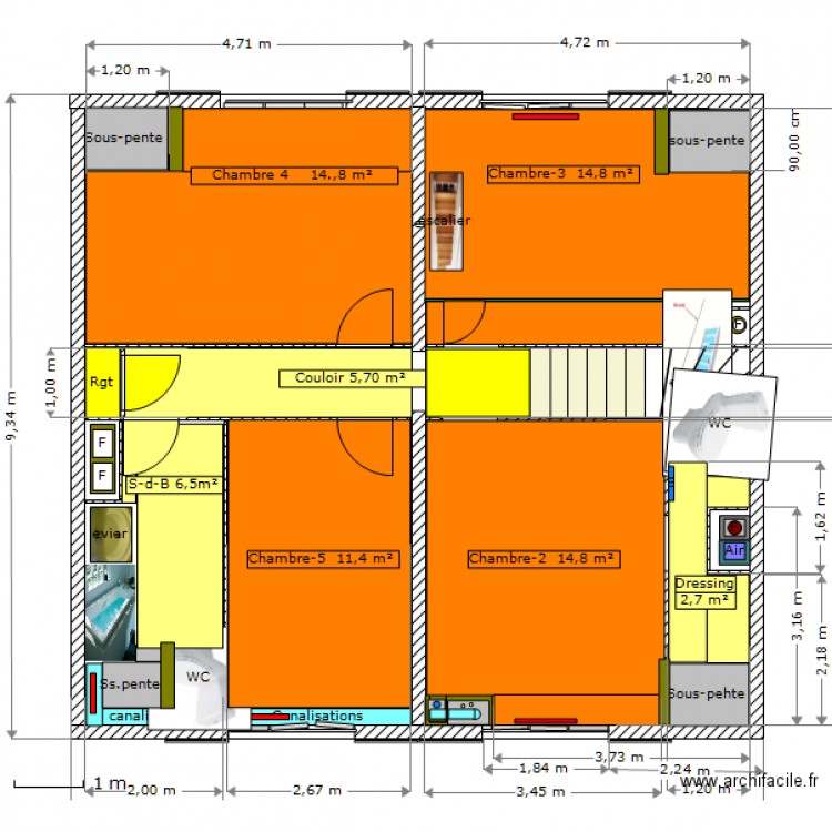 Plan. Plan de 0 pièce et 0 m2