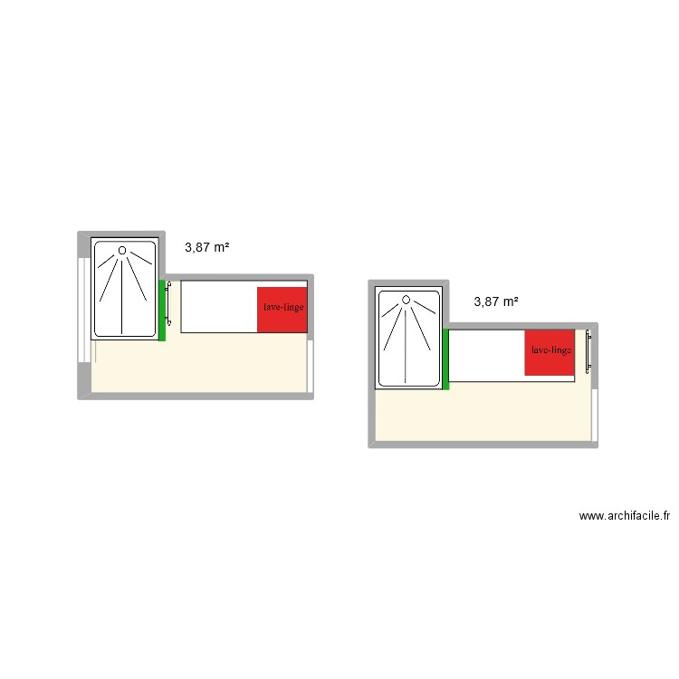 Salle de bbain. Plan de 0 pièce et 0 m2