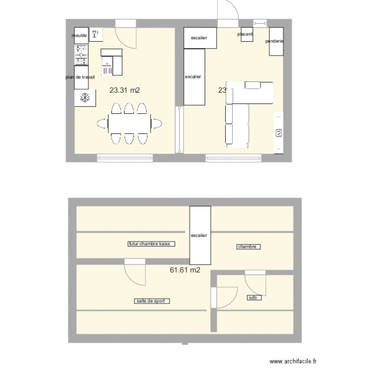 chauffour 2. Plan de 0 pièce et 0 m2