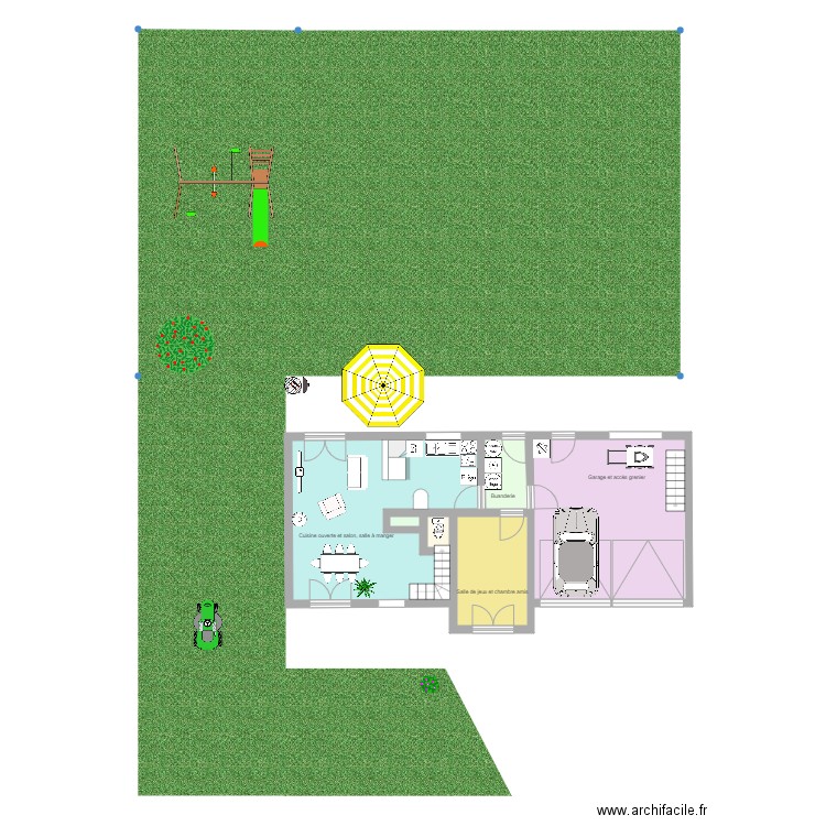 maison eric rez de chaussée. Plan de 0 pièce et 0 m2