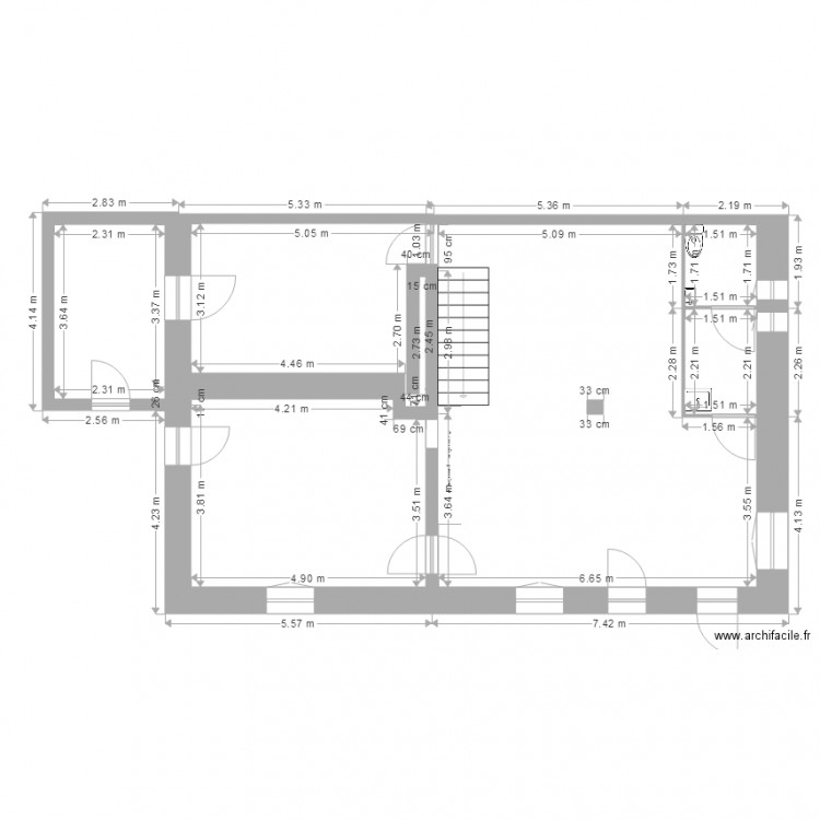 rdc. Plan de 0 pièce et 0 m2