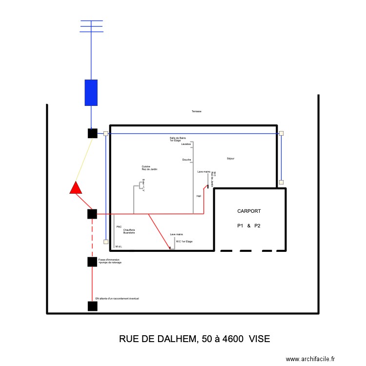 reale. Plan de 0 pièce et 0 m2