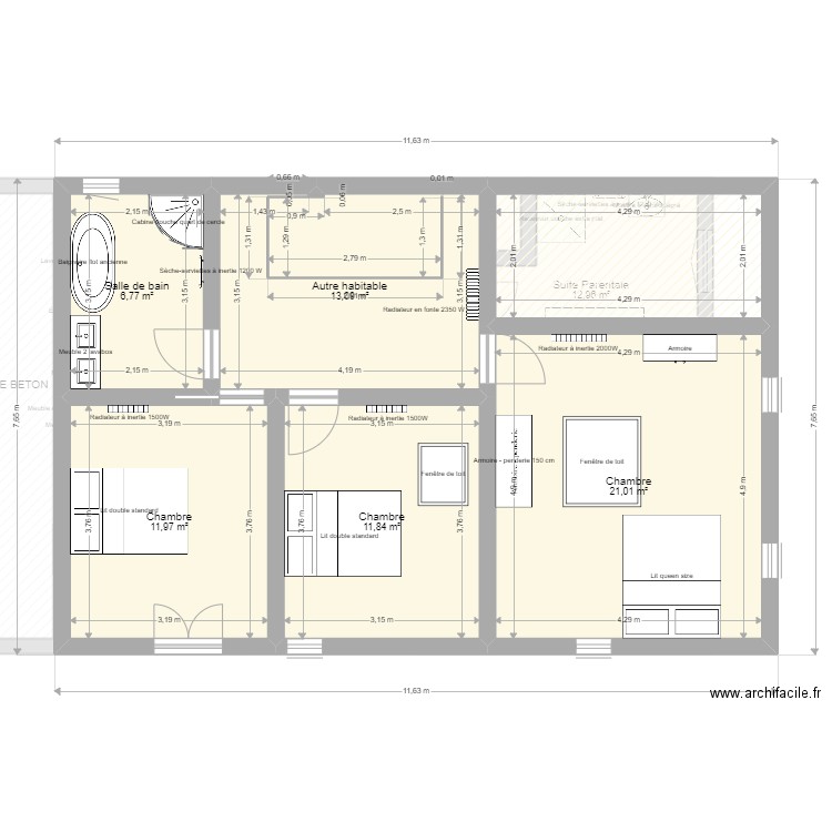 CHATEAUNEUF. Plan de 0 pièce et 0 m2