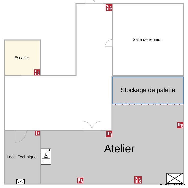 ERP. Plan de 0 pièce et 0 m2