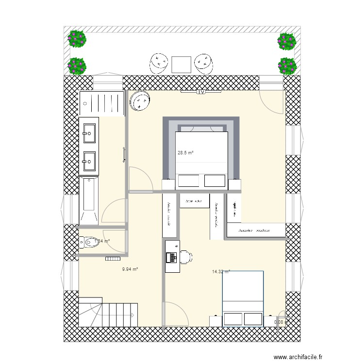 ETAGE 1. Plan de 0 pièce et 0 m2