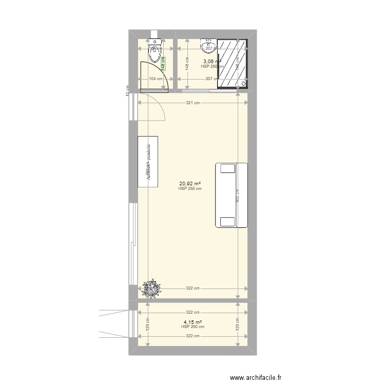 agrandissement. Plan de 0 pièce et 0 m2