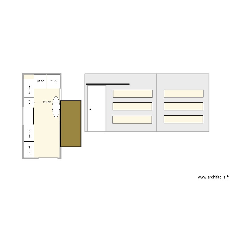 Dressin Suite1. Plan de 0 pièce et 0 m2