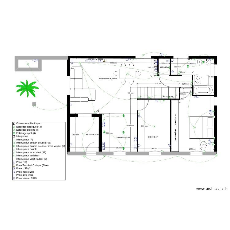 manon 3. Plan de 0 pièce et 0 m2