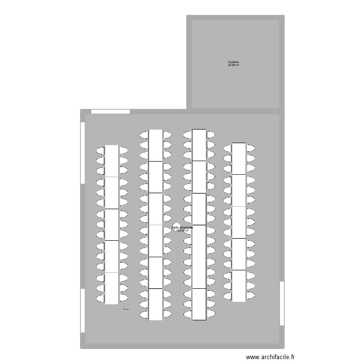 Salle mariage. Plan de 0 pièce et 0 m2