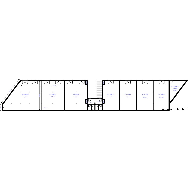 LAYOUT BUILDING SP. Plan de 0 pièce et 0 m2