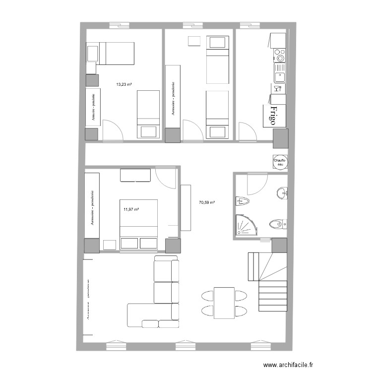 Casa Rosal. Plan de 0 pièce et 0 m2