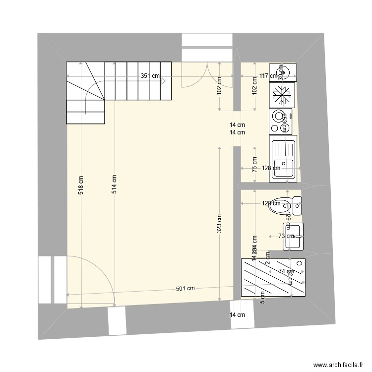 Bergerie ET0.Essai1. Plan de 0 pièce et 0 m2