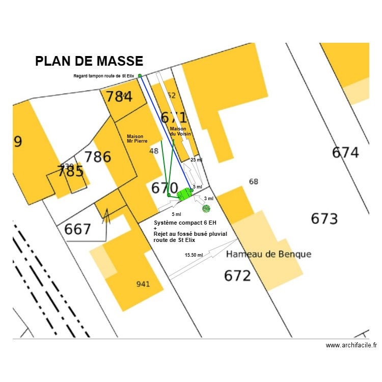 PIERRE. Plan de 0 pièce et 0 m2