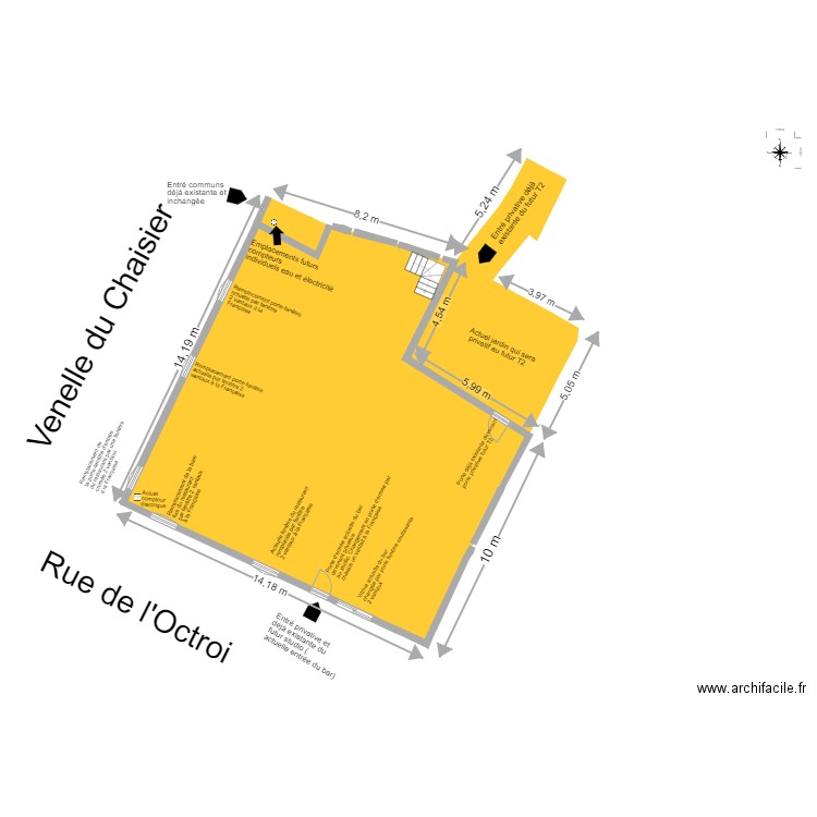 st hilaire des loges. Plan de 0 pièce et 0 m2