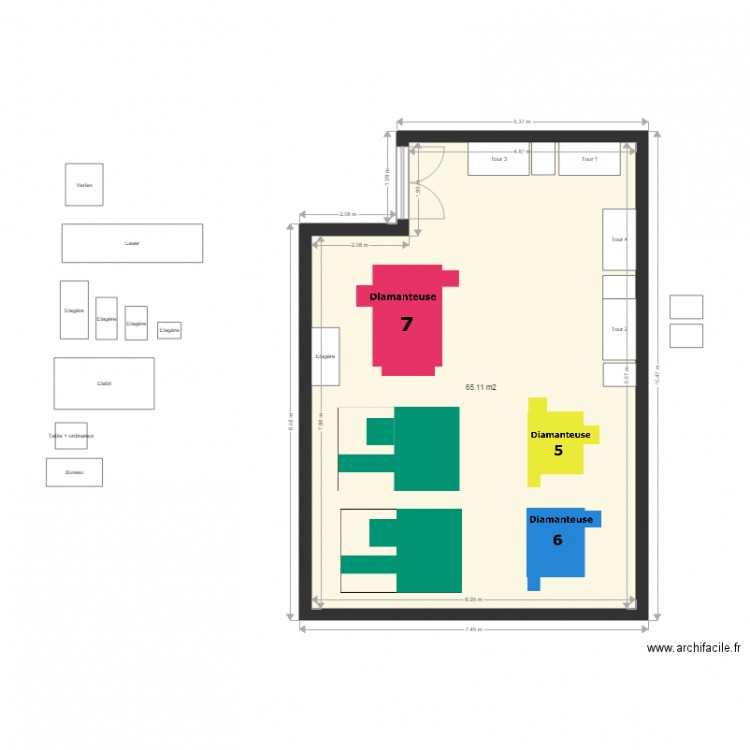 Plan USI Dim modif. Plan de 0 pièce et 0 m2