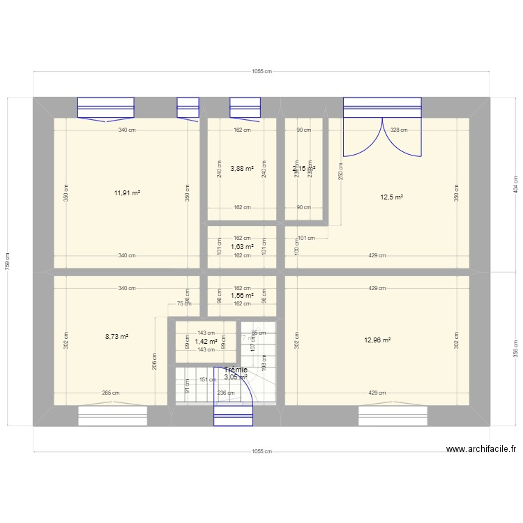 Mériadec. Plan de 0 pièce et 0 m2