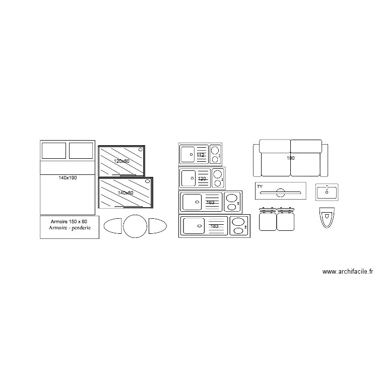 STUDIO JARDIN MEUBLES. Plan de 0 pièce et 0 m2