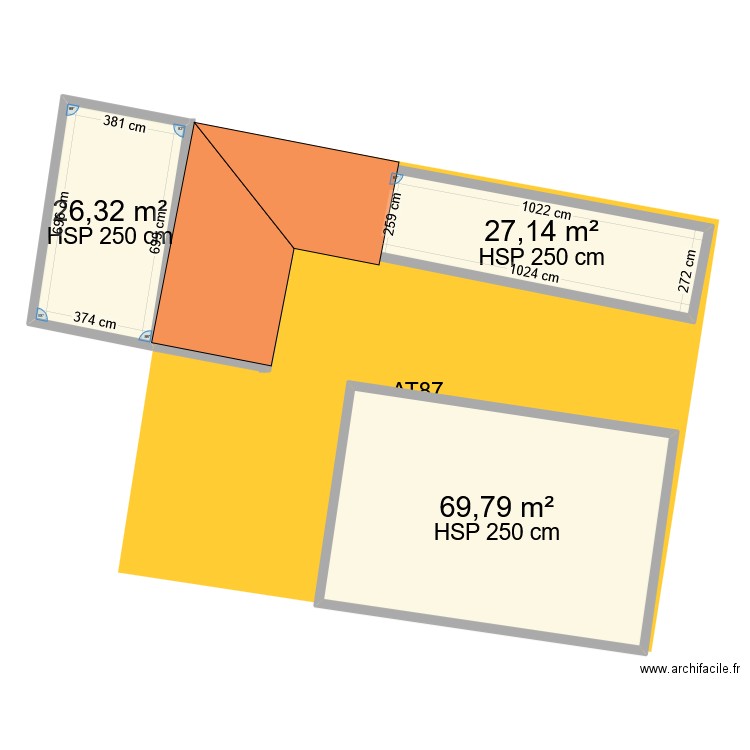 erstein. Plan de 6 pièces et 247 m2