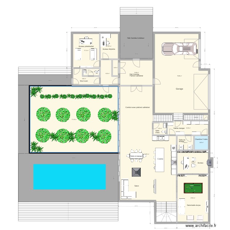 RDC 1.0 CP. Plan de 0 pièce et 0 m2