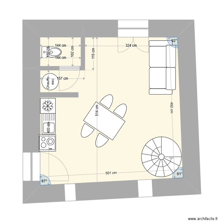 Bergerie ET0-1.1 fini. Plan de 0 pièce et 0 m2