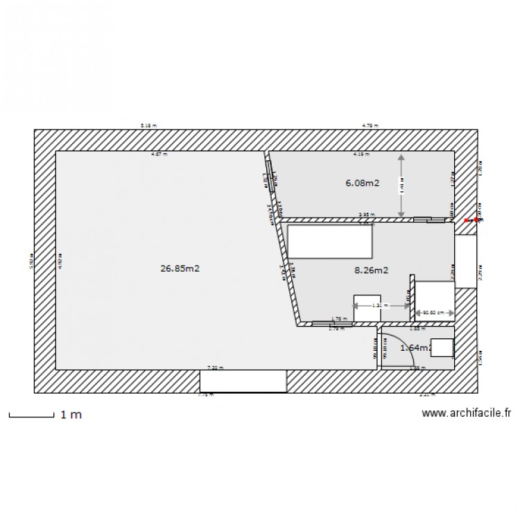 Dessus Garage. Plan de 0 pièce et 0 m2