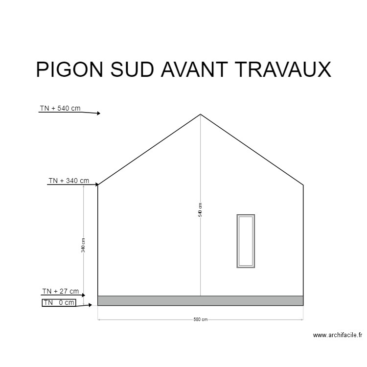 PLAN PIGON SUD. Plan de 0 pièce et 0 m2