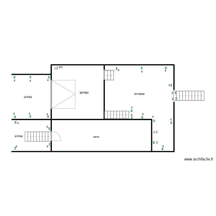 Anne entrée de garage 1. Plan de 0 pièce et 0 m2