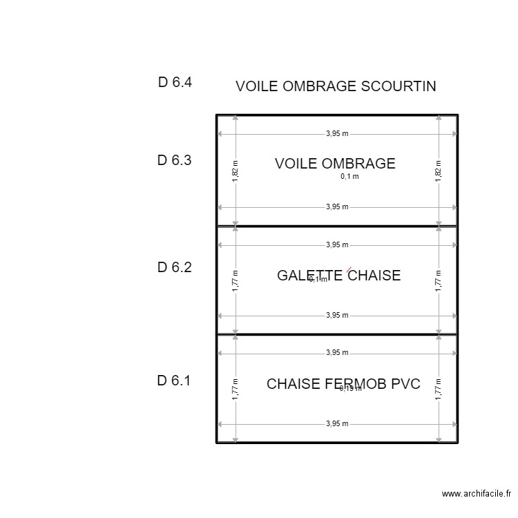 D 6. Plan de 0 pièce et 0 m2