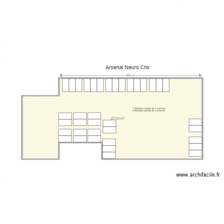 Arsenal Neuro Chir St Etienne. Plan de 0 pièce et 0 m2