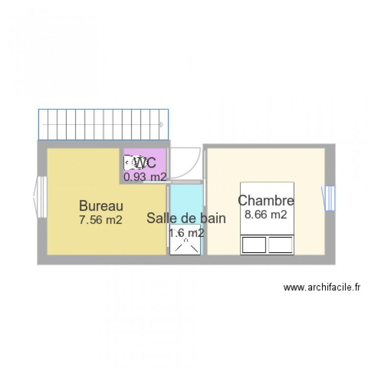 RDC Bureau Chambre V4. Plan de 0 pièce et 0 m2