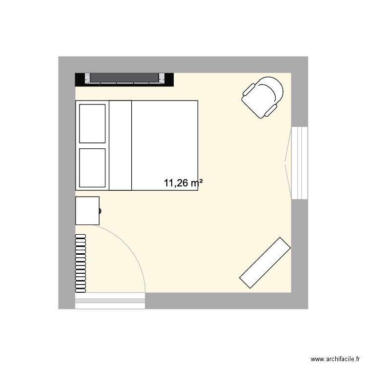 chambre val. Plan de 0 pièce et 0 m2