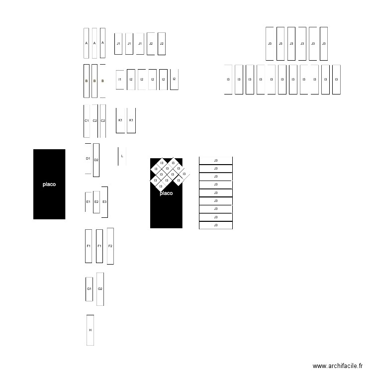 OSB CHUTES 1. Plan de 0 pièce et 0 m2