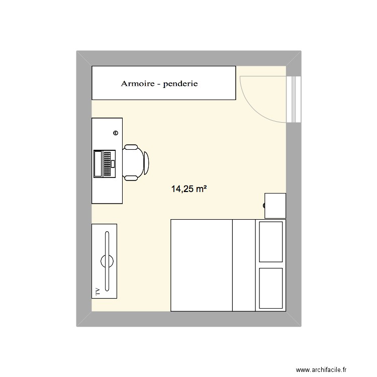 chambre 3. Plan de 0 pièce et 0 m2