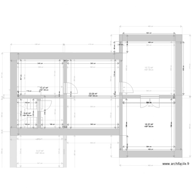 Manoir 1 etage. Plan de 0 pièce et 0 m2