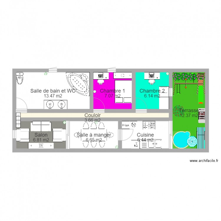 Devoir Techno1. Plan de 0 pièce et 0 m2