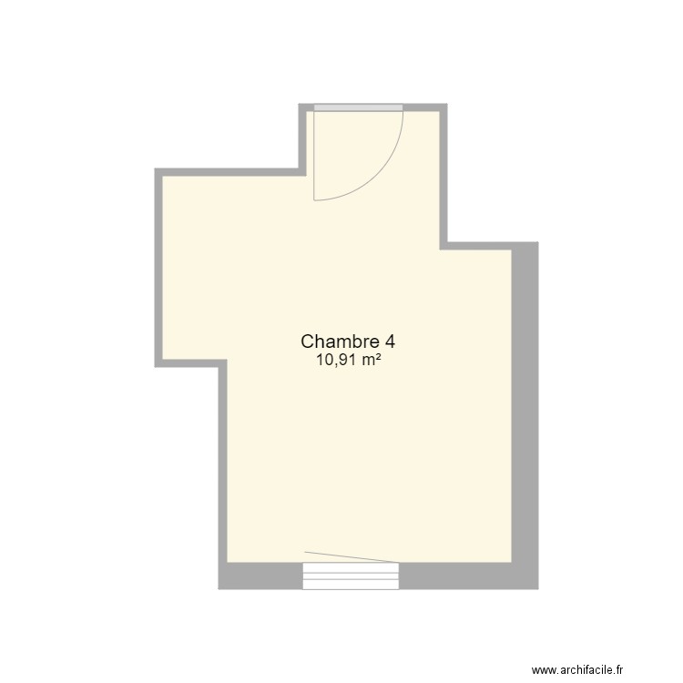 chambre 4. Plan de 0 pièce et 0 m2