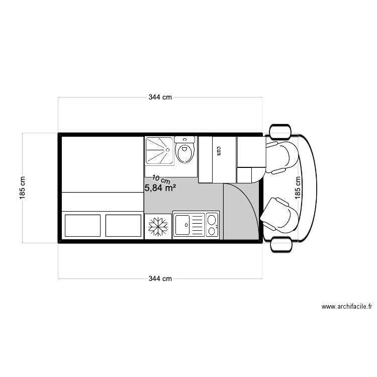 Transit Ford4. Plan de 0 pièce et 0 m2