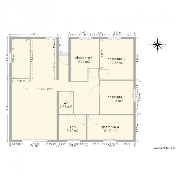 elevation1. Plan de 0 pièce et 0 m2